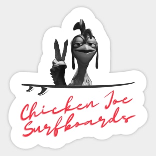 chicken joe surfboards Sticker